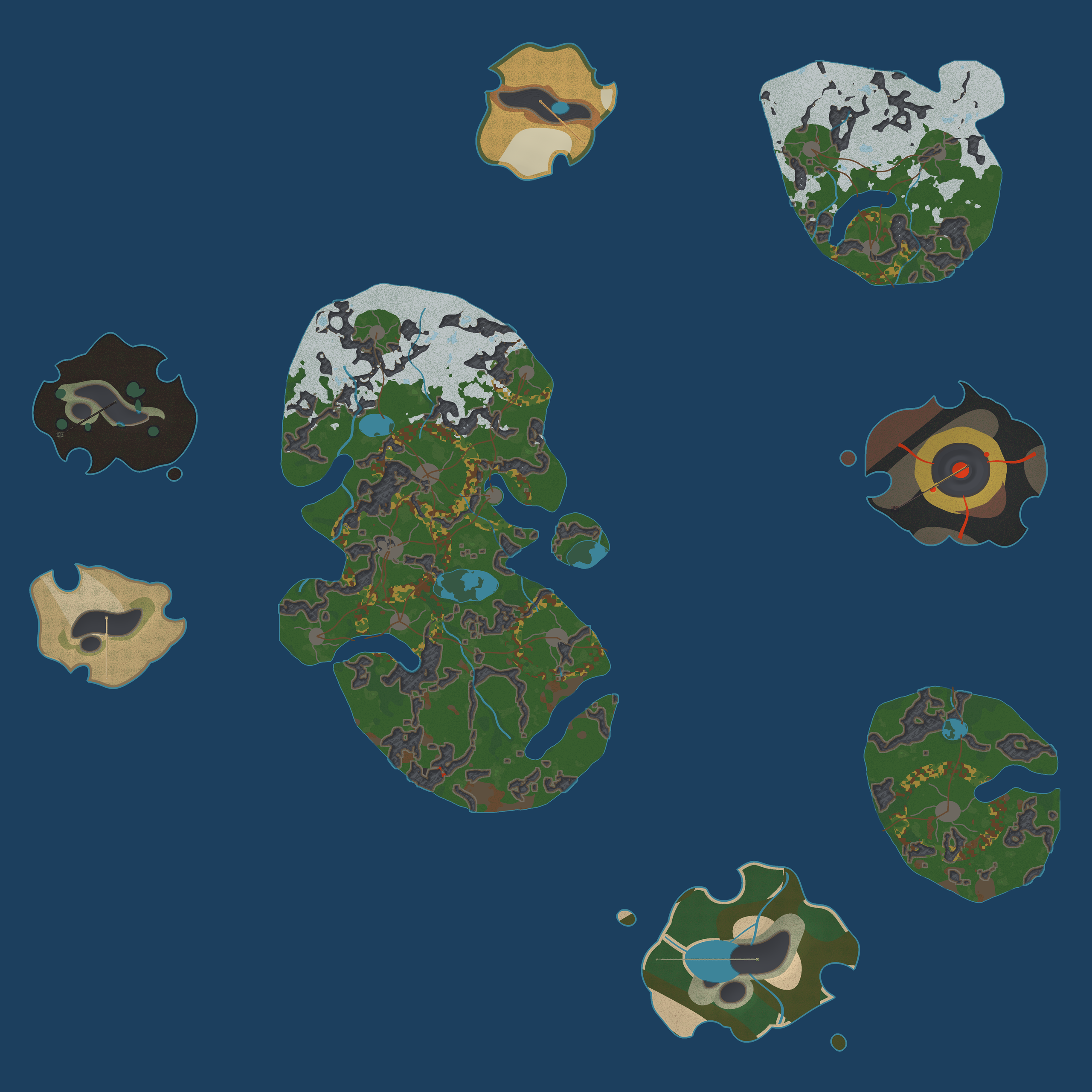 Current authority-derived map of the expanded world of Talam
